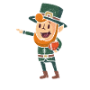 Leprechaun Football américain Saint-Patrick
