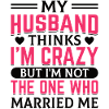Crazy Wife Mari Cadeau Drôle