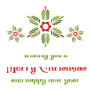 Merry Christmas with fir star