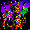 Happy acid cat