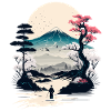 Japanese Winter Landscape