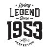 Legend Since 1953 70th Birthday