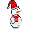 Weihnachts Schneemann