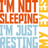 im not sleeping quote
