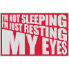 im not sleeping Quote