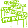 im not sleeping Quote