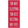 im not sleeping Quote