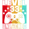 33 years birthday shirt Gamer 33.