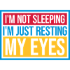 im not sleeping quote