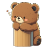 Mignon Chibi Bear, Bébé Ours