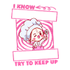 Chef cuisinier mignon