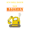 Bagger - Bauarbeiter - Handwerker - Baustelle