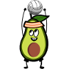 Volleyball Avocado