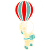 Astronaute Astronaute Montgolfière Astronaute