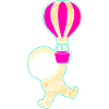 Astronaute Astronaute Montgolfière Astronaute