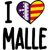 I Love Malle Flag