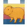Süßes Capybara
