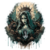 Santa Maria zombie ghotic
