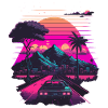Vaporwave City