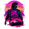 Futuristische Synthwave