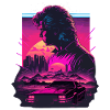 Neon Retro Art