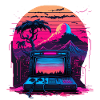 Vaporwave Computer