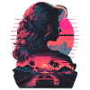 Fille Vaporwave