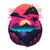 Synthwave Sunset
