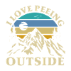 I Love peeing outside