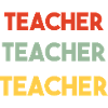 Teacher Retro Style