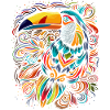 Toucan tribal tropical