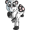 Karate Kick Panda Karate