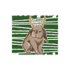 Jackalope Christmas Rabbit Design