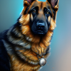 German Shepherd portait