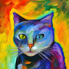 Portrait fantastique d’un chat