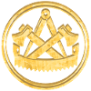 Logo della corporazione dei carpentieri Stemma - oro