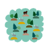 Nice bear and moose