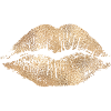 Golden lips