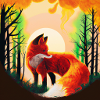 Fuchs im Wald