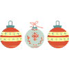 Christmas tree baubles