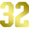 32 Number jersey