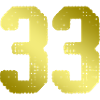 33 Number jersey