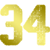 34 Number jersey
