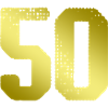 Maillot 50 numéros