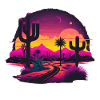 Neonlandschaft