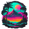 Blue Vaporwave