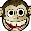Laughing monkey
