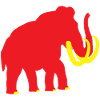 Woolly Mammoth red yellow