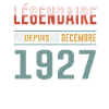 Légendaire Depuis Décembre 1927 Anniversaire