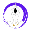 Zen Spiritual Silhouette Purple